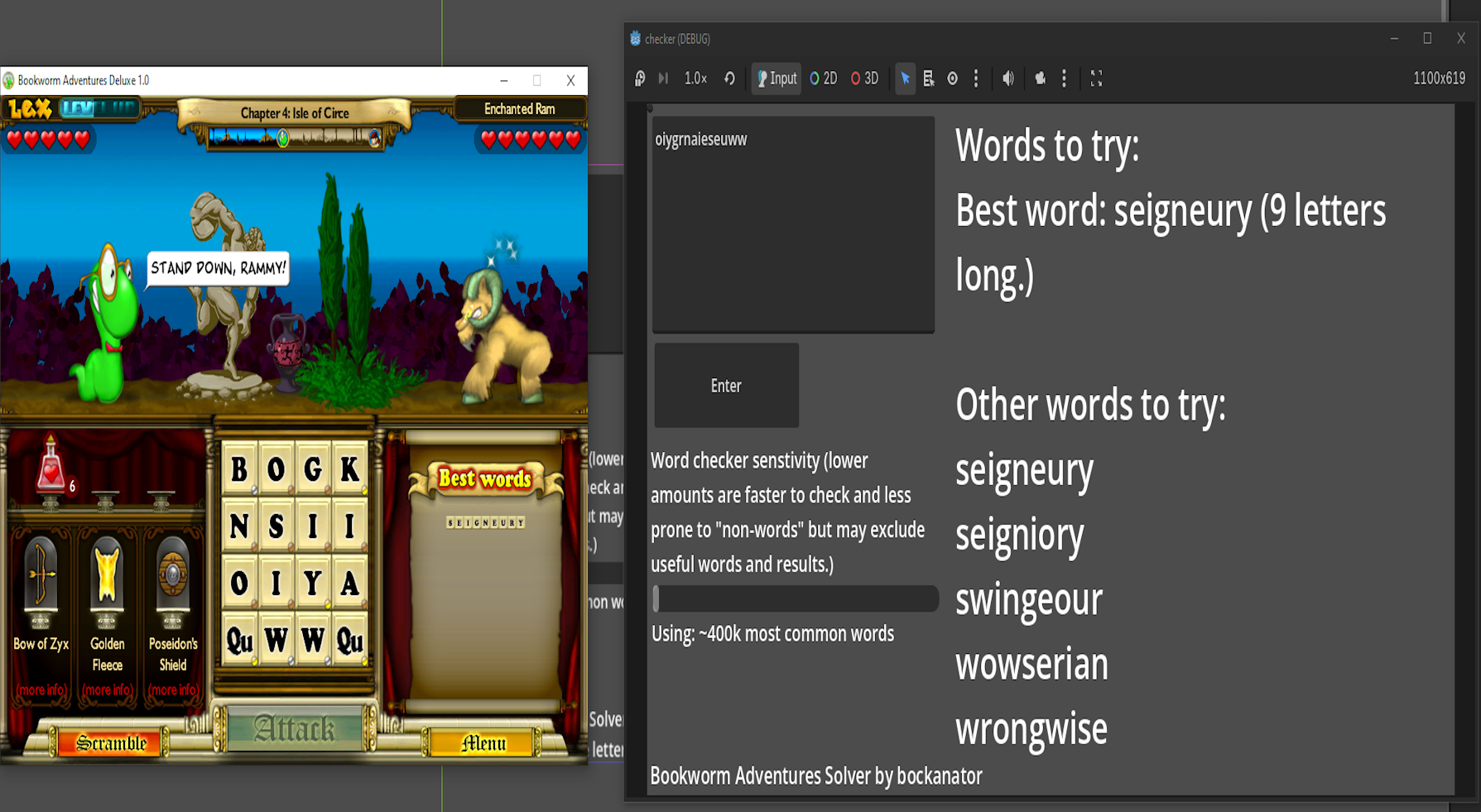 Bookworm Adventures Solver